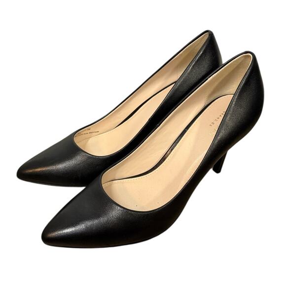 COLE HAAN Black Heel Pumps SZ 8B - Picture 2 of 11